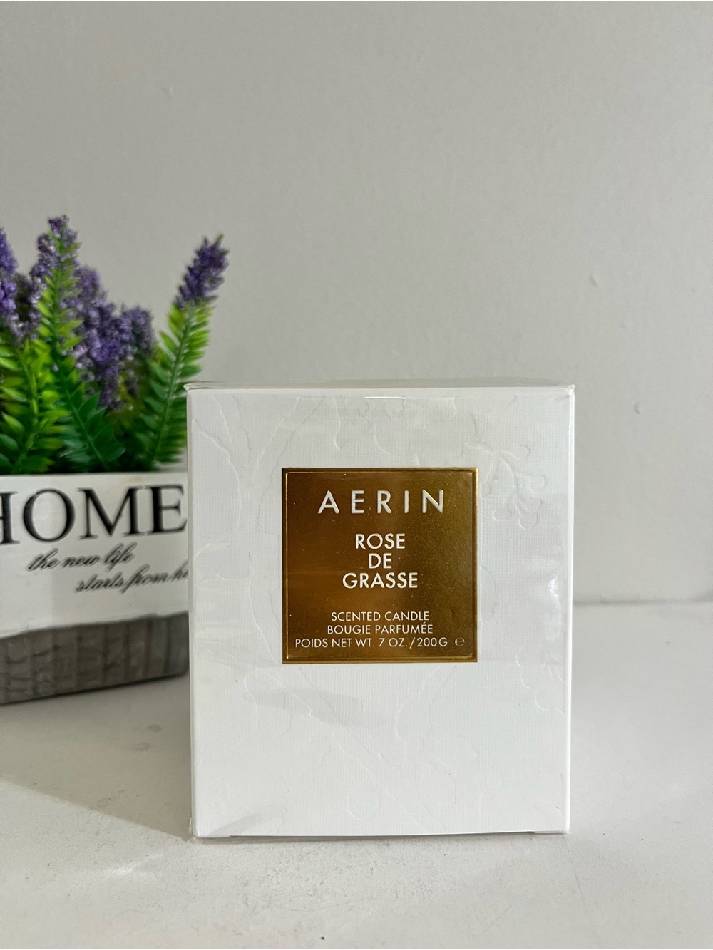 Aerin Rose De Grass Scented Candle, Full Size, 7 OZ / 200 g, New